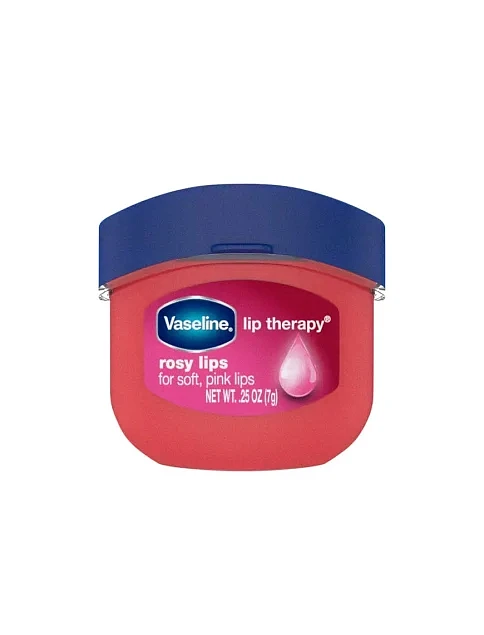 Бальзам для губ Carmex Vaseline Lip Rosy lips, 7 г. - фото 3 - Miraton