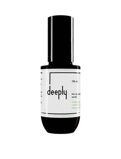 Стимулююча сироватка для росту волосся Deeply, 100 мл - фото 1 - Miraton