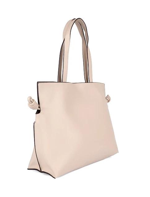 Женская сумка кожаная молочного цвета - фото 2 - Miraton