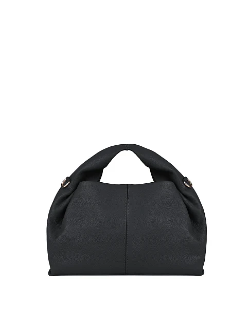 Женская сумка кожаная черная - фото 1 - Miraton