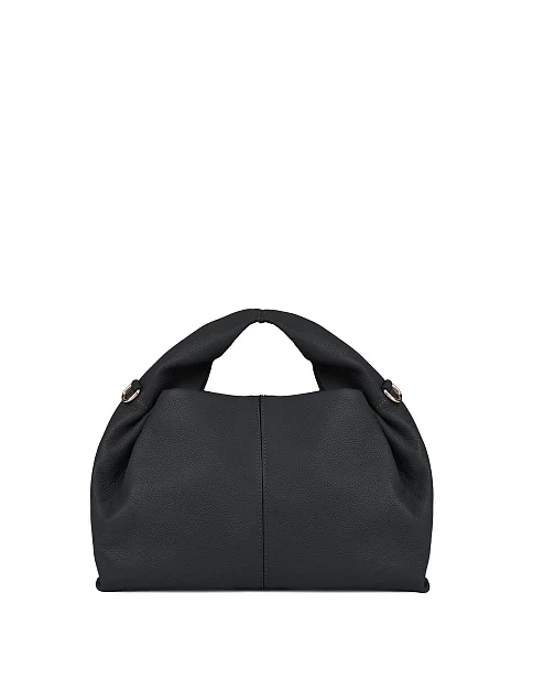 Женская сумка кожаная черная - фото 4 - Miraton