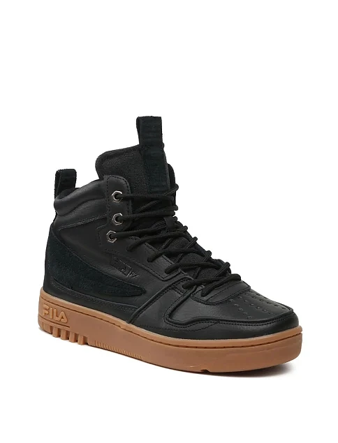 Мужские ботинки FILA FXVentuno кожаные черные - фото 2 - Miraton