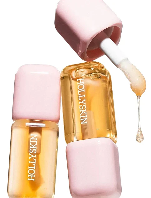 Бальзам для губ Hollyskin Peptide Lip Oil 002 Peach Bloom, 4ml - фото 2 - Miraton