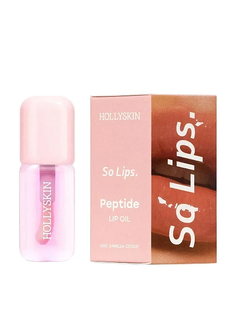 Бальзам для губ Hollyskin Peptide Lip Oil 003 Vanilla Cloud, 4ml - фото 1 - Miraton