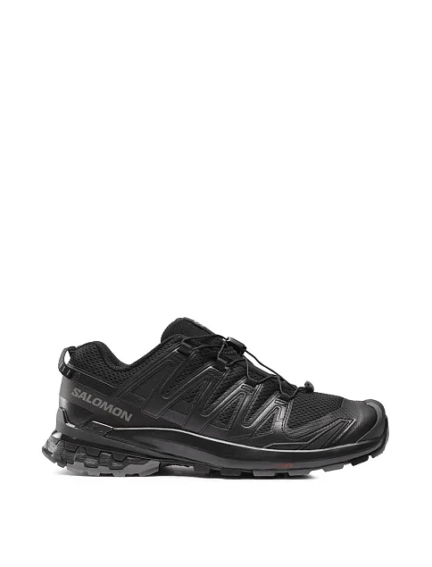 Мужские кроссовки Salomon XA PRO 3D V9 Black/PH из экокожи черные - фото 1 - Miraton