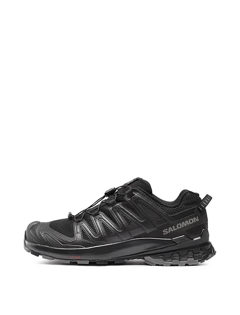 Мужские кроссовки Salomon XA PRO 3D V9 Black/PH из экокожи черные - фото 2 - Miraton