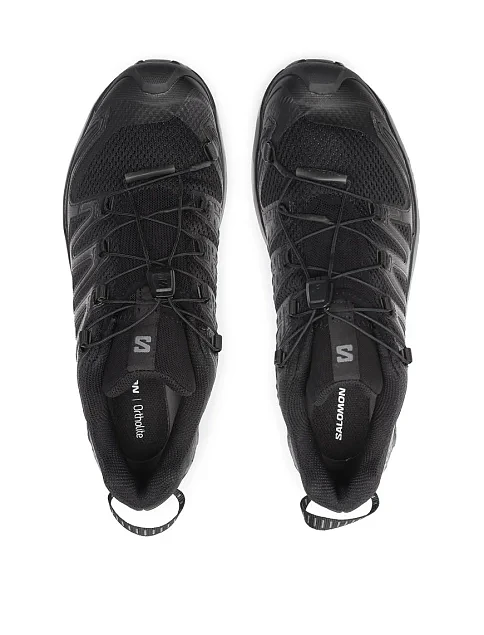 Мужские кроссовки Salomon XA PRO 3D V9 Black/PH из экокожи черные - фото 5 - Miraton