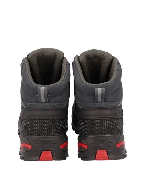 Мужские ботинки CMP RIGEL MID TREKKING SHOES WP кожаные темно-серые - фото 5 - Miraton