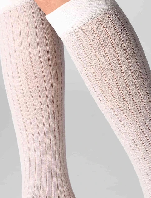 Гольфы женские из шерсти мериноса черные 2 пары - фото 2 - Miraton