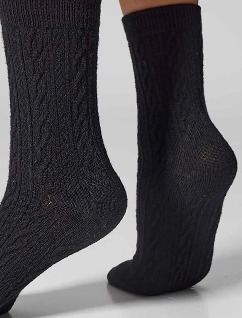 Носки женские хлопковые белые 2 шт. - фото 2 - Miraton