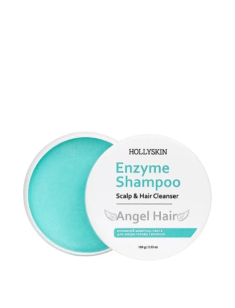 Ензимний шампунь-паста для шкіри голови і волосся Hollyskin Angel Hair, 100 g - фото 1 - Miraton