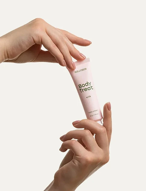Живильний крем для рук Hollyskin Body Treat Silk, 30 g - фото 2 - Miraton