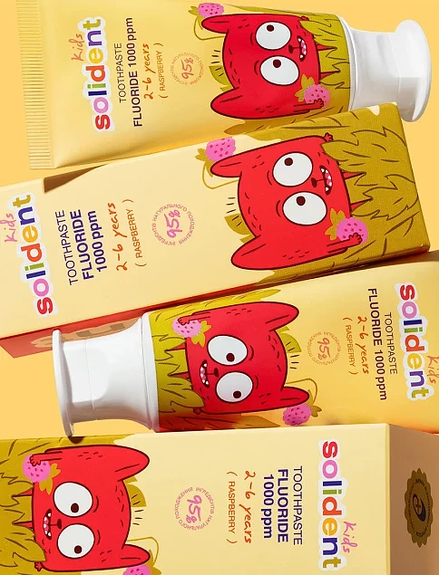 Детская зубная паста Solident Kids, 50 мл - фото 2 - Miraton