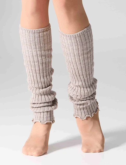 Гетры женские акриловые бежевые - фото 1 - Miraton