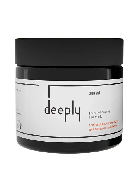 Глубоко восстанавливающая маска для волос Deeply с протеинами, 300 мл - фото 1 - Miraton