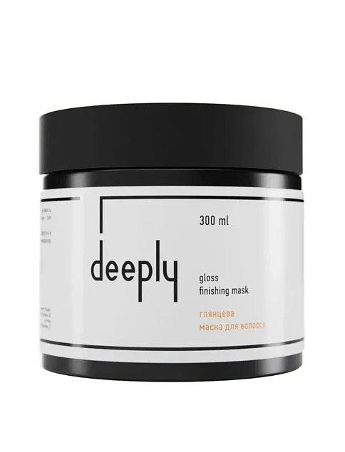 Глянцева маска для волосся Deeply Restoring Hair Mask, 300 мл - фото 1 - Miraton