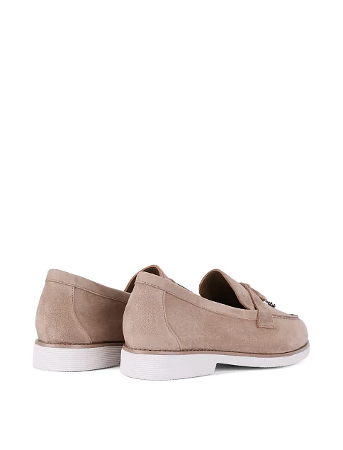 Женские слиперы велюровые бежевые - фото 4 - Miraton