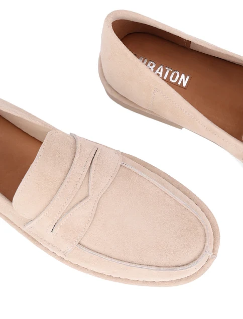 Жіночі сліпери велюрові бежеві - фото 5 - Miraton