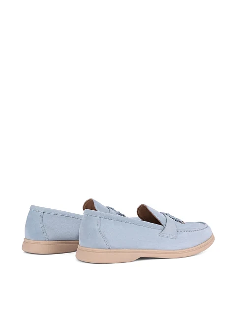 Женские слиперы велюровые голубые - фото 4 - Miraton