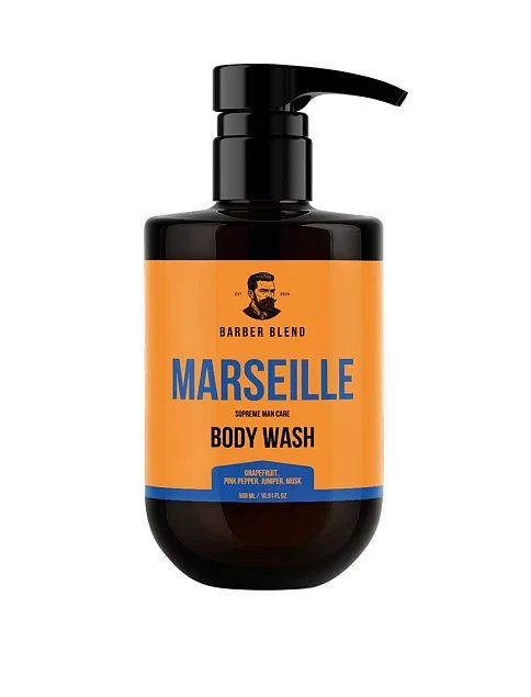 Парфюмированный гель для душа Barber Blend Marseille для мужчин, 500 мл - фото 1 - Miraton