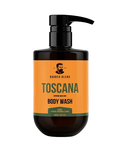 Парфюмированный гель для душа Barber Blend Toscana для мужчин, 500 мл - фото 1 - Miraton