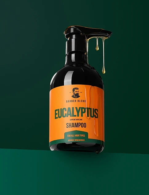Шампунь для всіх типів волосся Barber Blend Eucalyptus, 500 мл - фото 2 - Miraton