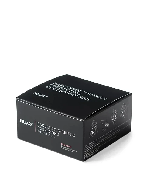 Розгладжувальні патчі з біо-ретинолом Hillary Bacuchiol Wrinkle Correcting & Eye Lift Patches - фото 1 - Miraton