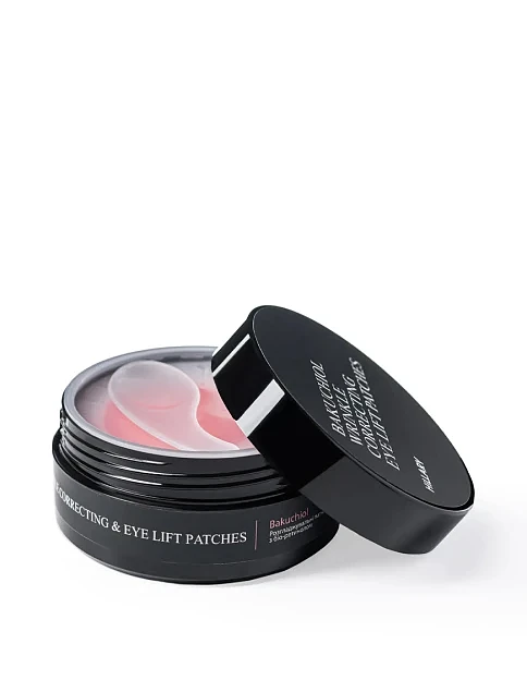 Розгладжувальні патчі з біо-ретинолом Hillary Bacuchiol Wrinkle Correcting & Eye Lift Patches - фото 2 - Miraton