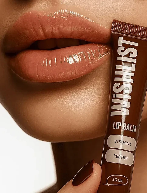 Бальзам-блиск для губ Espresso Noir WishList Lip Gloss Balm, 10 мл + Іграшка-брелок - фото 3 - Miraton