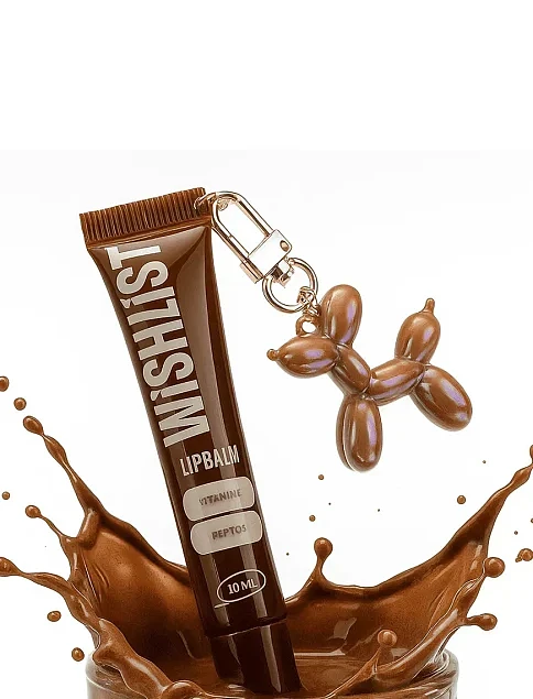 Бальзам-блиск для губ Espresso Noir WishList Lip Gloss Balm, 10 мл + Іграшка-брелок - фото 4 - Miraton