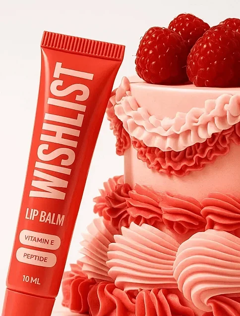 Бальзам-блиск для губ Velvet Coral WiSHLiST Lip Gloss Balsam, 10 мл + Іграшка-брелок - фото 4 - Miraton