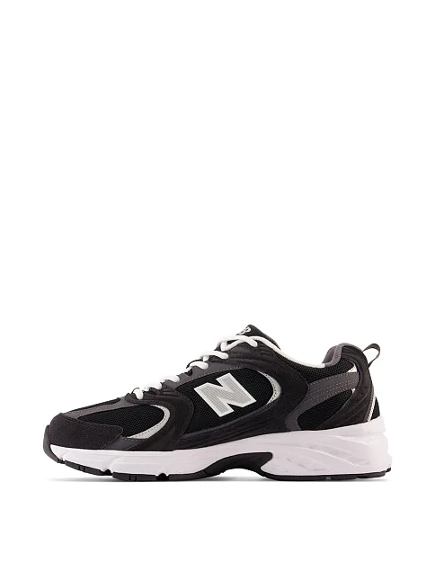 Чоловічі кросівки New Balance 530 замшеві чорні - фото 2 - Miraton