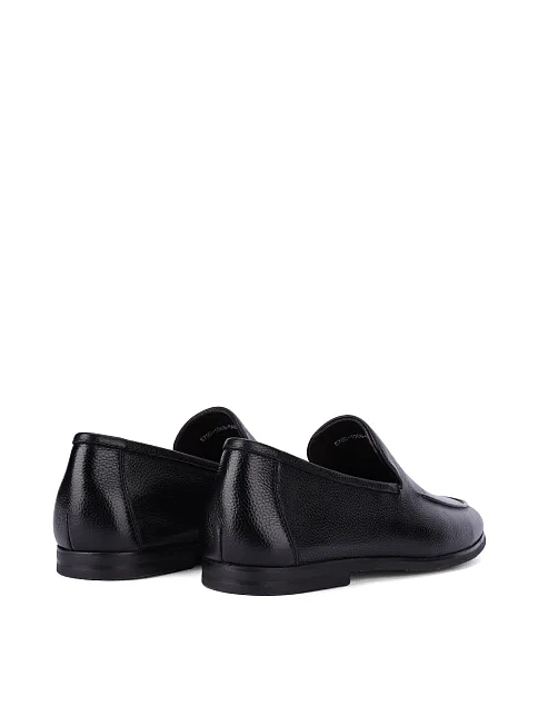 Мужские туфли кожаные черные - фото 3 - Miraton