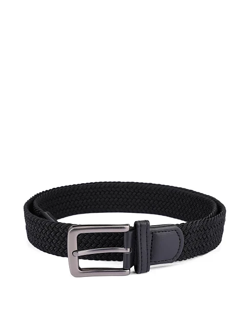 Ремень текстильный черный - фото 1 - Miraton