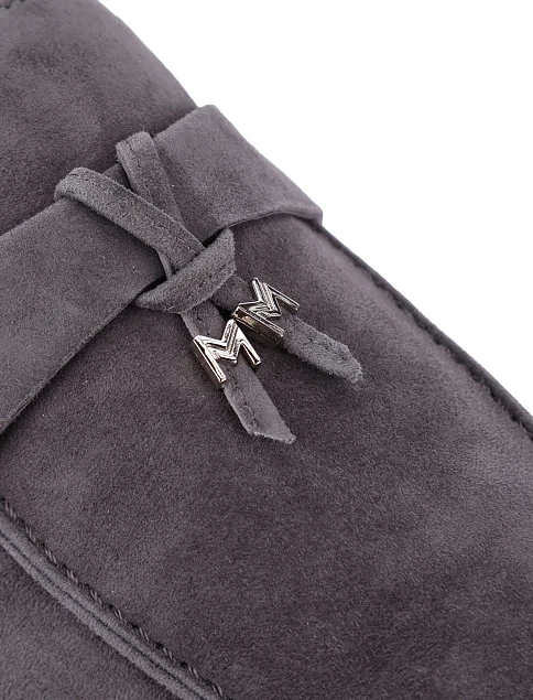 Мужские туфли замшевые серые - фото 6 - Miraton