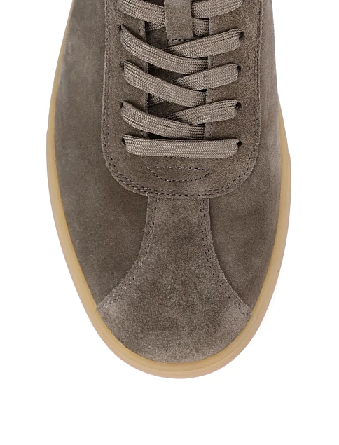 Мужские кеды замшевые зеленые - фото 5 - Miraton