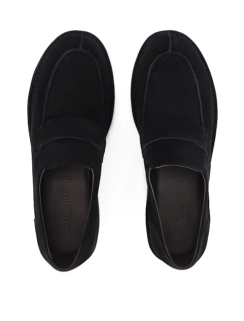 Чоловічі замшеві туфлі чорні - фото 4 - Miraton