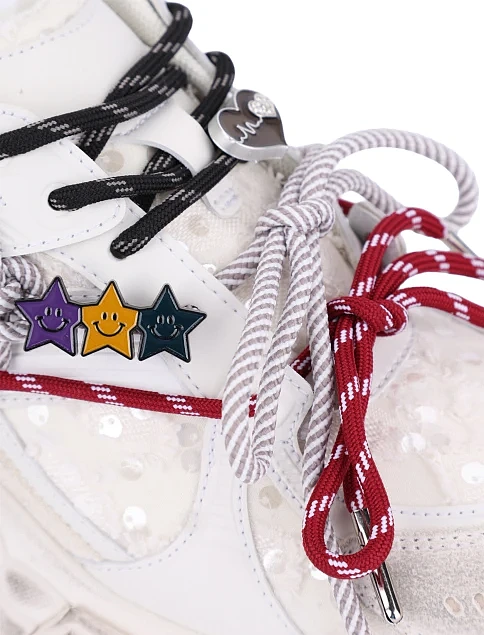 Жіночі кросівки зі штучної шкіри білі - фото 5 - Miraton