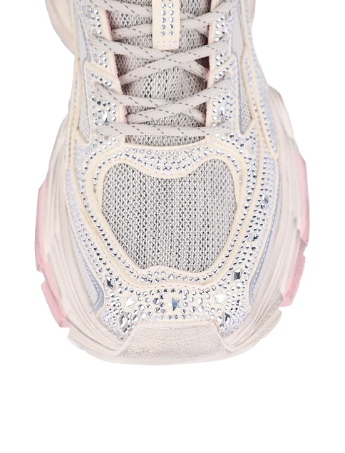 Жіночі кросівки зі штучної шкіри білі - фото 5 - Miraton