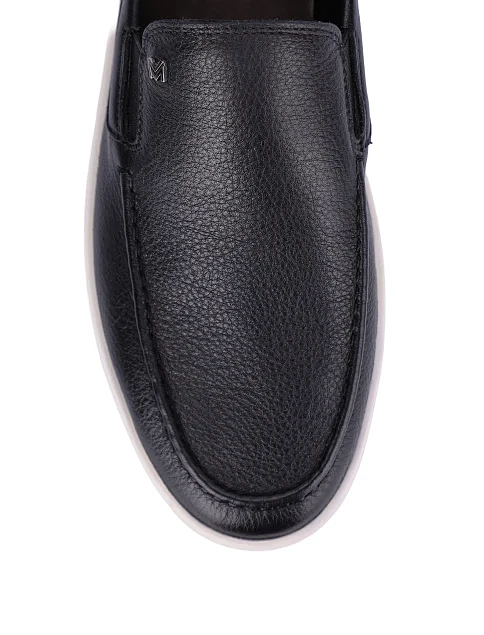 Мужские туфли кожаные черные - фото 5 - Miraton