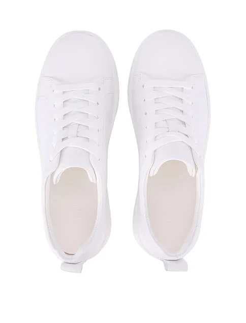 Жіночі кеди шкіряні білі - фото 2 - Miraton