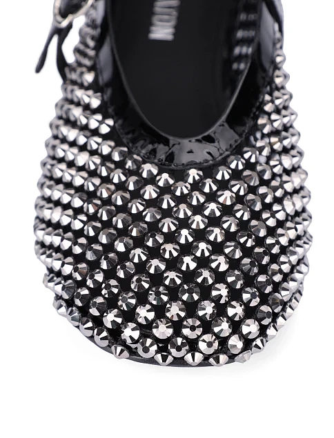 Женские балетки из сетки черные - фото 6 - Miraton