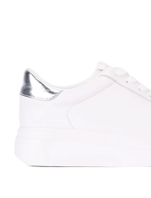 Жіночі кеди шкіряні білі - фото 5 - Miraton