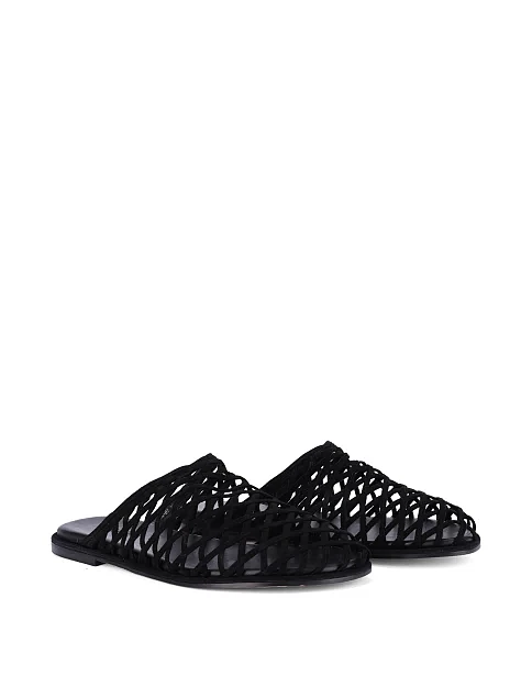 Жіночі сліпери велюрові чорні - фото 3 - Miraton