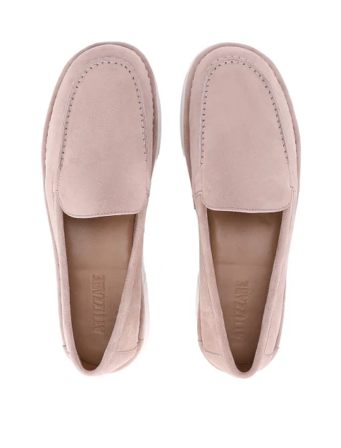 Женские слиперы велюровые бежевые - фото 2 - Miraton