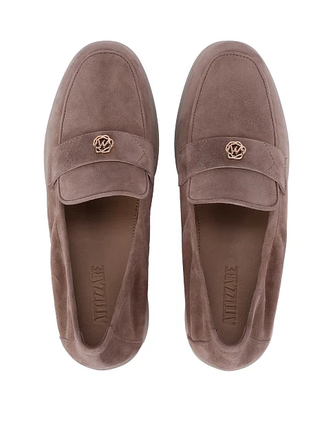 Женские слиперы велюровые бежевые - фото 2 - Miraton