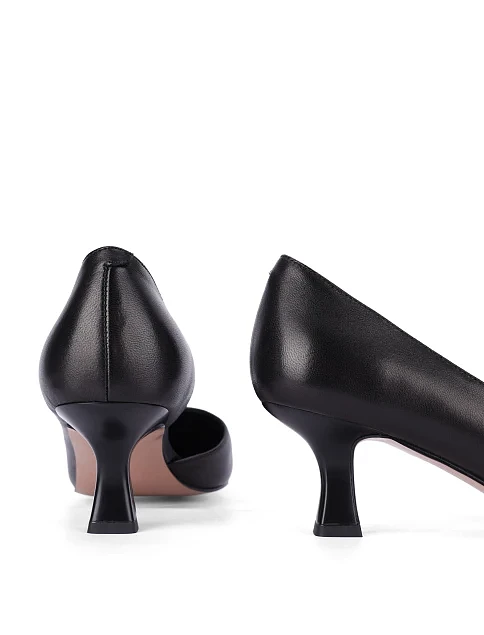 Жіночі туфлі шкіряні чорні - фото 6 - Miraton