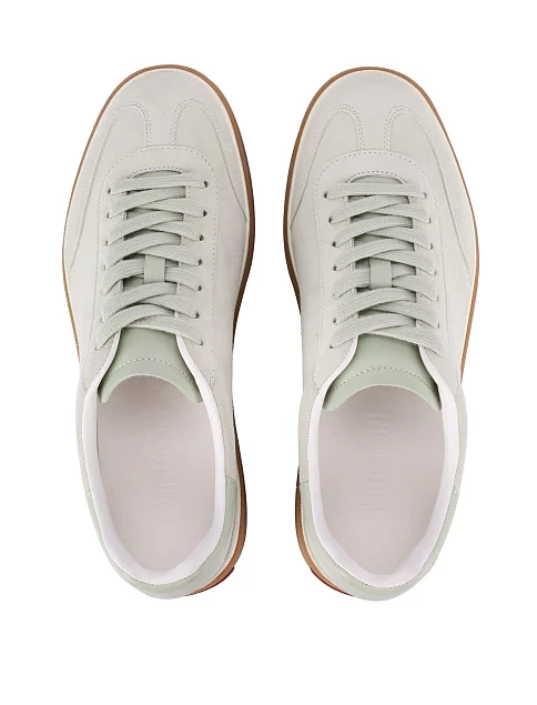 Жіночі кеди велюрові зелені - фото 2 - Miraton