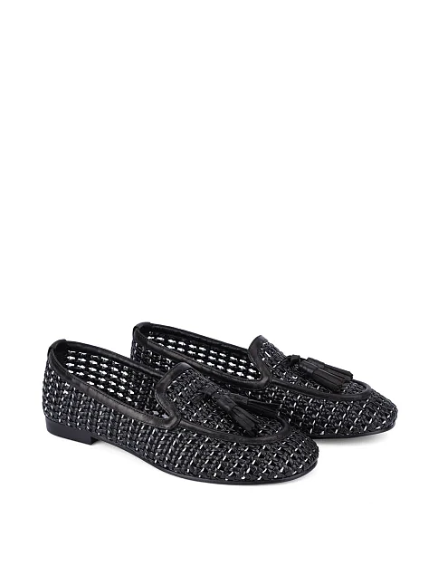 Жіночі сліпери шкіряні чорні - фото 3 - Miraton