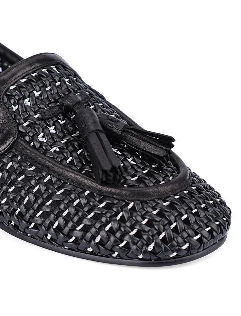 Жіночі сліпери шкіряні чорні - фото 5 - Miraton